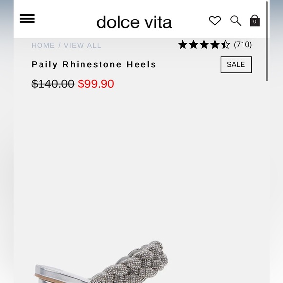 Dolce Vita Paily Rhinestone heels - Picture 5 of 5